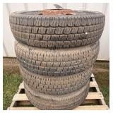 4 Trailer Tires & Rims LT 215/85R16