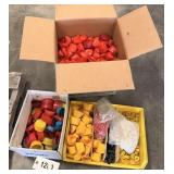 Container of Plastic Caps