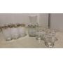 Colonial theme pitcher & glasses