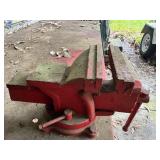Bench vise. Work Table is being sold separate.