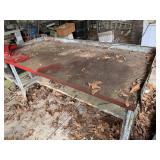 Metal work table. Vise is being sold separate.