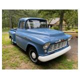 1956 Chevy Pickup 3100, 235 6 cylinder engine, 3 speed manuel,