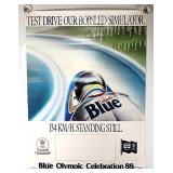 Vintage 1979 Beer Poster Labatt's Bobsled