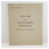 1953 Runnymeade Memorial For Airmen with No grave