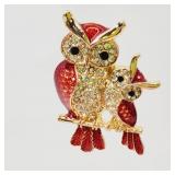 Owl Brooch