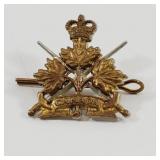 Canadian General List QC Cap Badge Bi-Metal