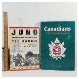 Lot of 2 BOOKS Canadian Military