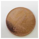 1971 United Kingdom 2 New Pence Coin England