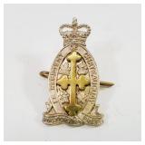 Canadian Le Rï¿½giment de Chateauguay Cap Badge