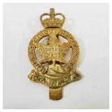 Royal Montreal Regiment Canadian Cap Badge