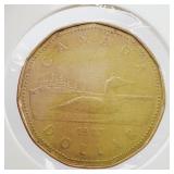 1987 Canadian Dollar Coin Loonie 1st Year