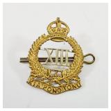 WWII Canadian Army Dental Corps Cap Badge w Pin