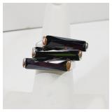 Vintage Ring Crystal Size 7