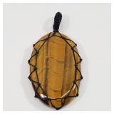 Large Tiger's Eye Pendant Beautiful Color