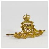 Royal Artillery Cap Badge Canadian With Pin