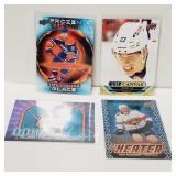 Lot of 4 NHL Insert  Hockey Cards