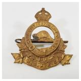 Royal Canadian Army Pay Corps Cap Badge KC