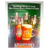 Vintage 1984 Killan's Red  Beer Poster