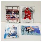 Lot of 4 NHL Insert  Hockey Cards