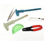 Lot of Vintage Measuring Tools Some Advertising