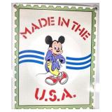 Vintage 1986 Mickey Mouse Walt Disney Poster