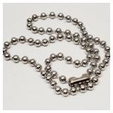 Stainless Steel Ball Chain Necklace 22'