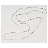 Silver Chain Necklace Stamped 925 22'