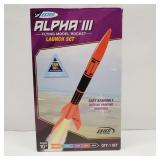 Alpha III Model Rocket Launch Set in Box