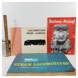 3 Books on Trains Locomotives