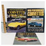 3 BOOKS on Corvettes