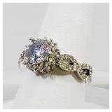 Crystal Ring Size 8
