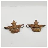 Collar Badges Canadian Air Cadets with Pins