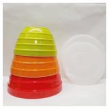 Large Colorful Storage Bowls Melamine Plastic