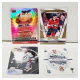 Lot of 4 NHL Insert  Hockey Cards