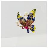 Colorful Butterfly Brooch