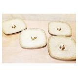 Lot of 4 Chicken Plates