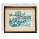 Signed Michael Cleary Print  Muskoka