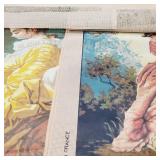 2 Vintage Cross Stitch Pictures 26' x 32'