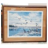 Canada Geese Springtime Rendevous Lars Larsen