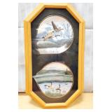 2 Framed 8' Canada Goose Plates