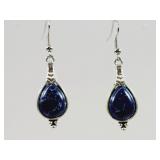 Blue Agate Earrings