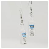 Absolut Vodka Earrings