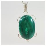 Green Agate Pendant