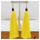 Yellow  Fringe 5' Earrings