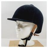 Black Velvet Riding Helmet