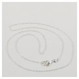 Silver Chain Necklace Stamped 925 20'
