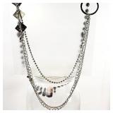 Sweater Necklace 32' Stamped LBVYP Yvez Rocher