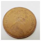 1971 Bronze 1 New Penny Coin