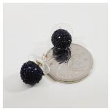 Black Crystal Earrings