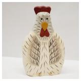 Signed hand Carved Painted Chicken James Haddon